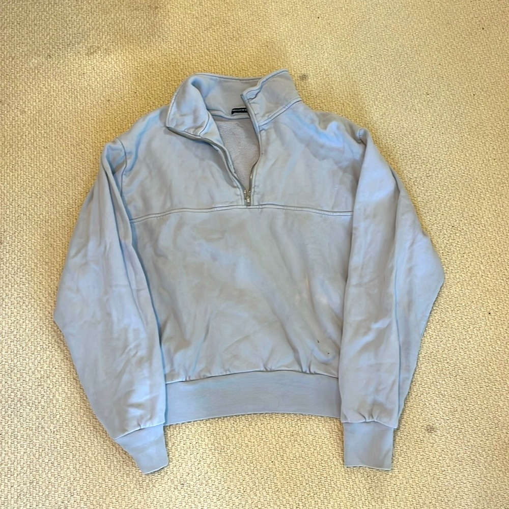 Brandy Melville quarter zip crewneck